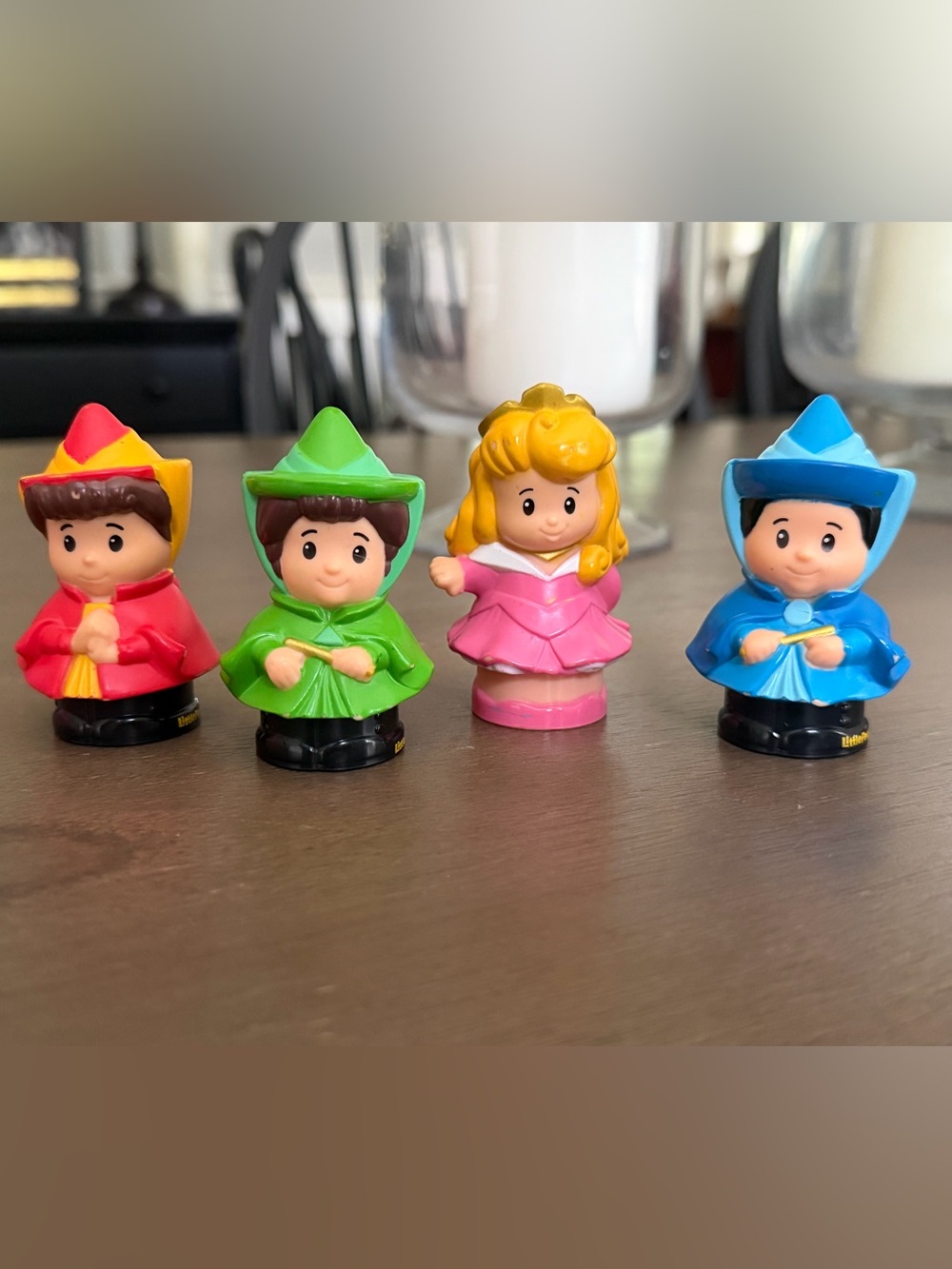 Little People Aurora and Fairy Godmothers
